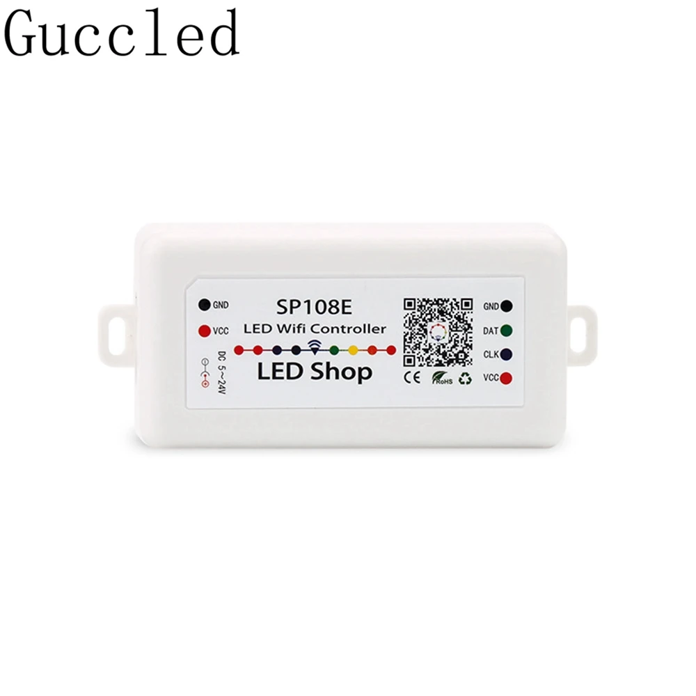 WS2812B WS2811 SK6812 Led Strip Light Controller Bluetooth SP105E SP110E Wifi SP108E Music SP106E SP107E DC5V-24V