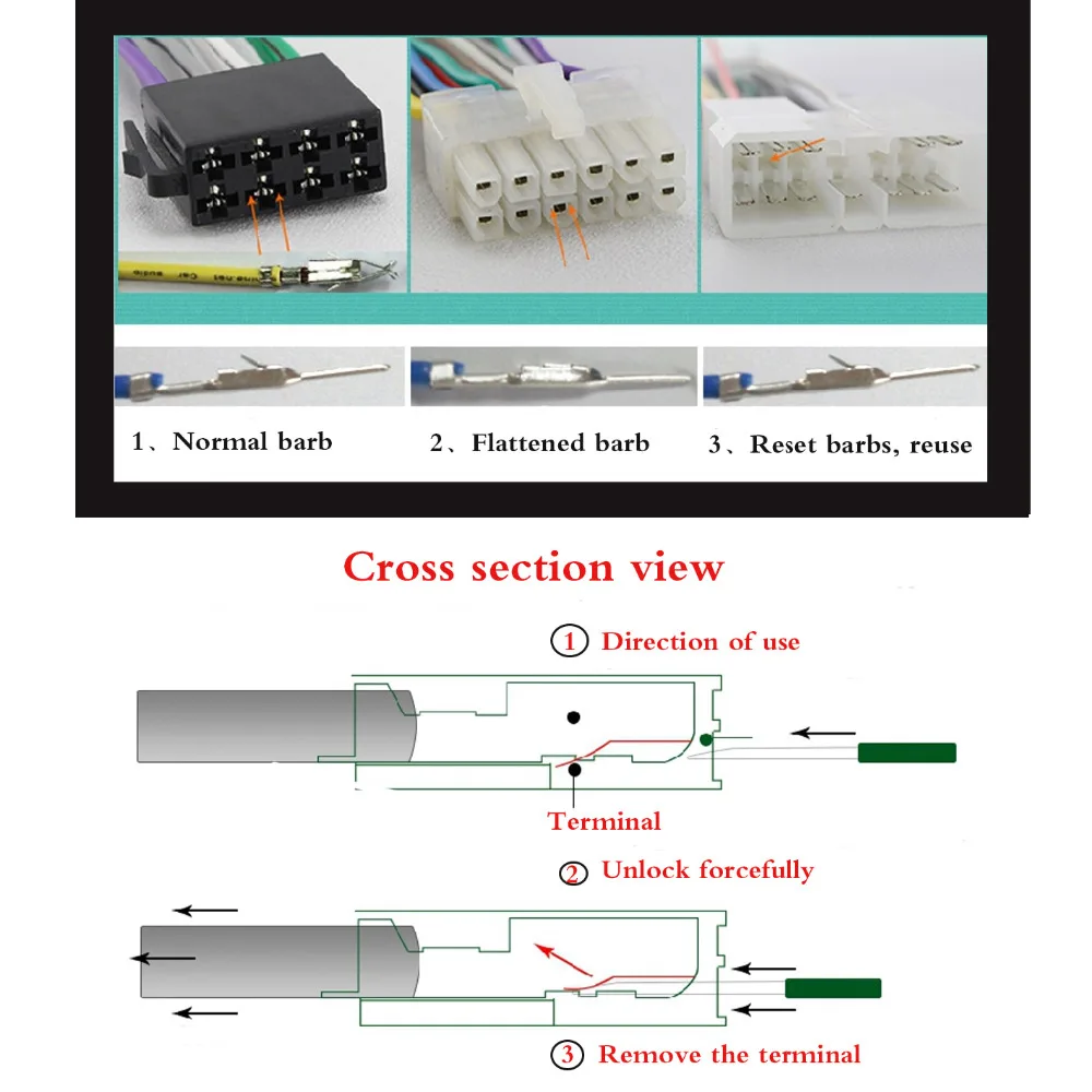 Whdz 11 Stks/set Terminal Removal Tools Auto Elektrische Bedrading Crimp Connector Pin Extractor Kit Voor Auto Plug Repair Tool