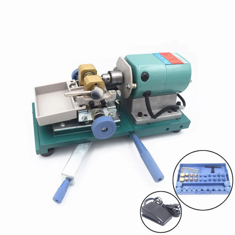 Pearl Punching Machine Multifunction Buddha Bead Drilling Machine Round Bead Wooden Beads Driller 220V/360W Electric Punch Tools