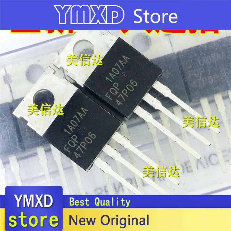 10 قطعة/الوحدة جديد الأصلي FQP47P06 47A 60V p-قناة حقل التأثير أنبوب إلى-220 في الأسهم
