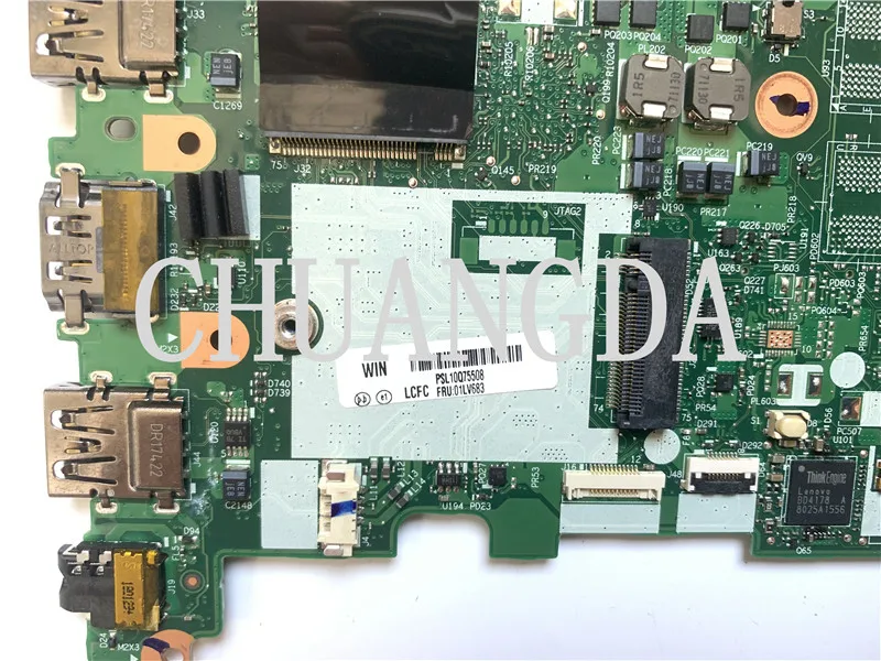 -Laptop Motherboard NM-A931 T470  L470 For Lenovo Thinkpad with I5-7200U DDR4 FRU 01LV671 01AX963