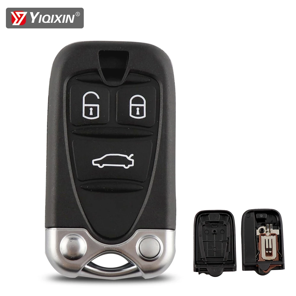 YIQIXIN 3 Buttons Car Remote Key Shell With Blade Auto Accessories For Alfa Romeo 159 Brera 156 Spider Smart Car Key Shell