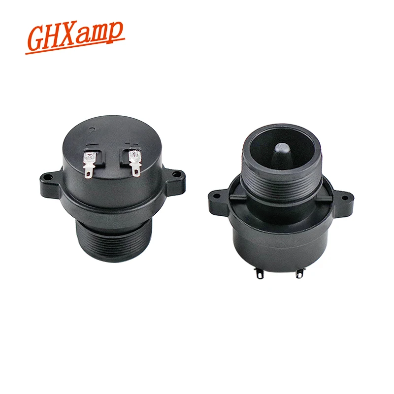 GHXAMP Updated Outdoor Speaker Tweeter With Coil Piezoelectric Ceramic Round Horn Treble Accessories 2K-27KHZ 2PCS