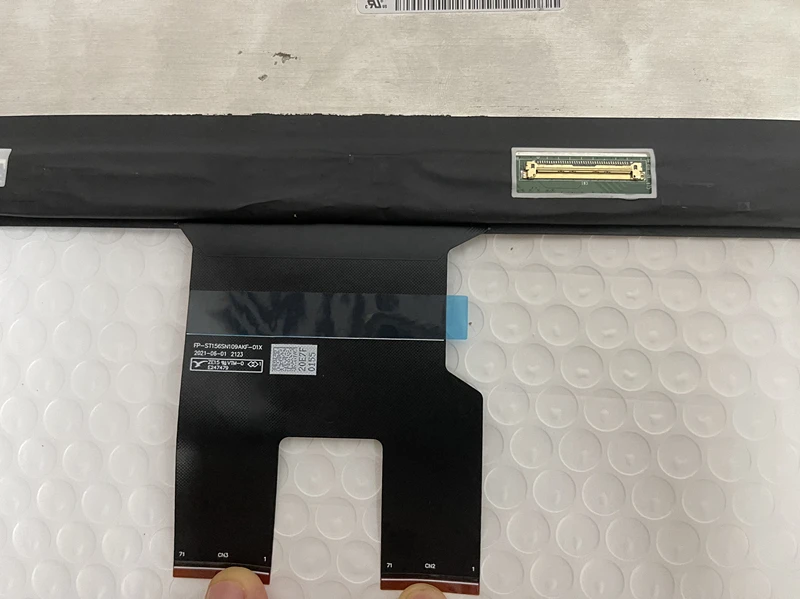 Imagem -04 - Kit de Reposição de Tela Lcd Touch Original sem Moldura 15.6 Polegadas 4k Uhd 3840x2160 hp Espectro X360 15-eb