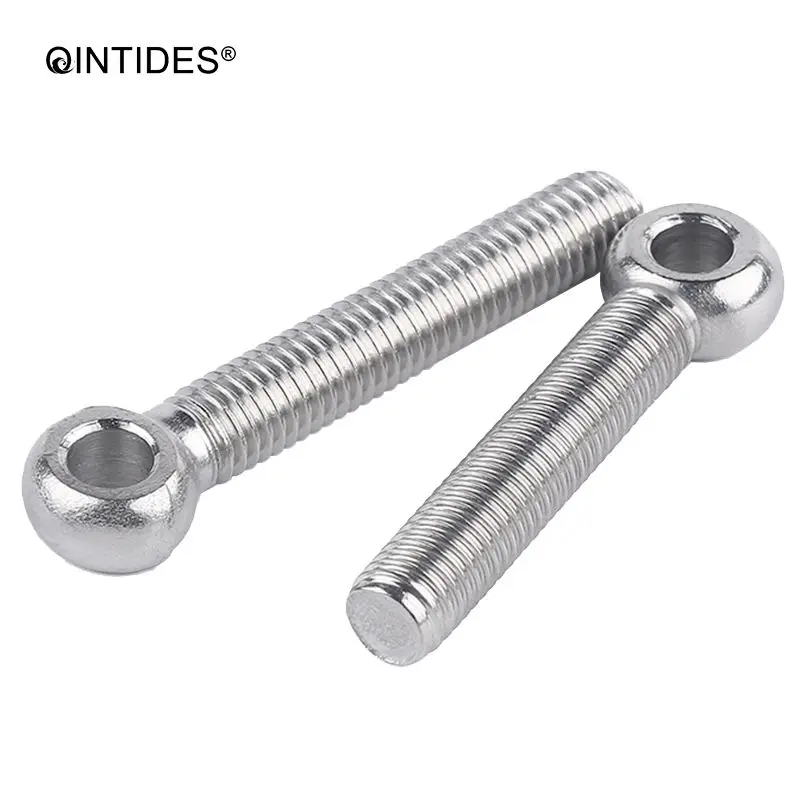 QINTIDES M5--M16 Eye Bolts 304 stainless steel bolts Swing Bolt Movable Joint bolt Ring screw