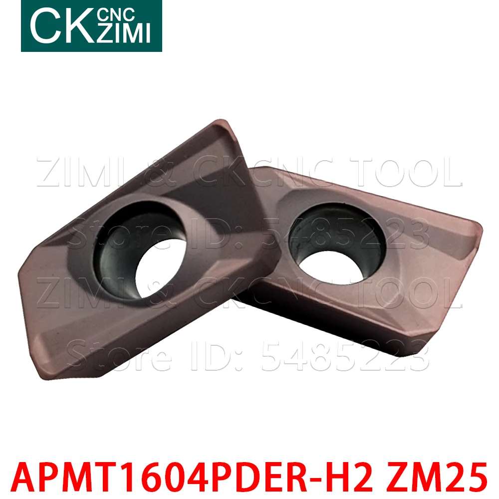 APMT1604PDER-H2 R0.8 Carbide Dạng Xay Dạng Indexable Lưỡi Dao CNC Ăn Xay Toos APMT 1604 PDER Cho Thép Không Gỉ