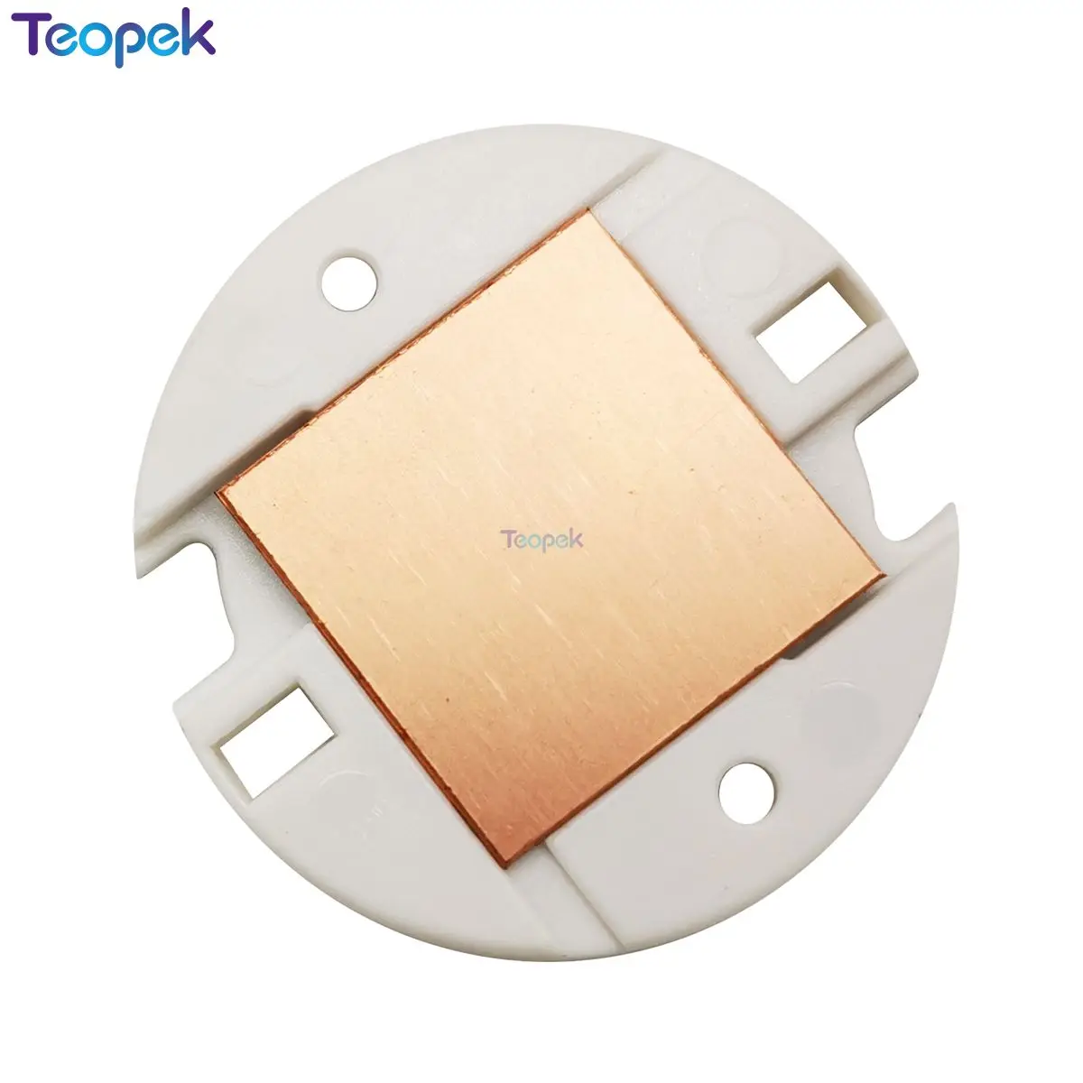 10pcs 24*24*1.6MM COB Led Copper PCB Board Led Heatsink Thermal Separation COB Led Base For Cree 10D XPE XTE XPG 3535 LED DIY