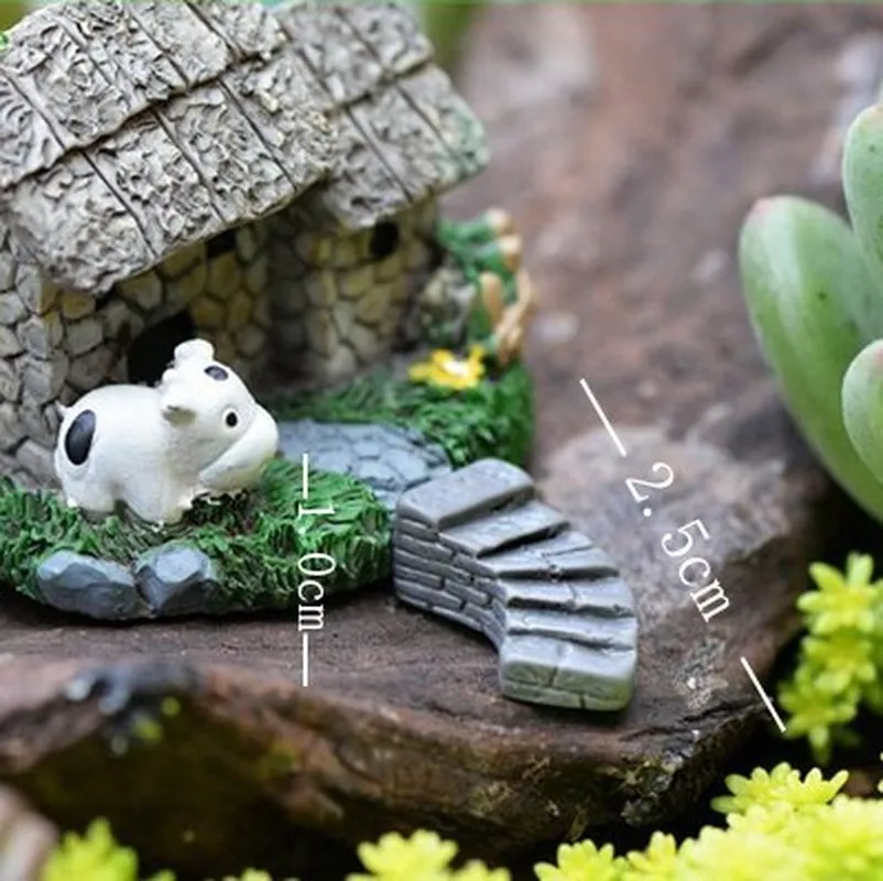 Micro landscape Stone Stairs Miniature Fairy Garden Home Houses Decoration Mini Craft Micro Landscaping Decor DIY Accessories
