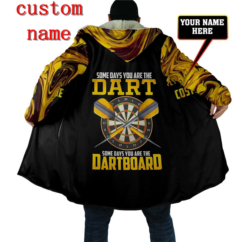 PLstar Cosmos 3Dprinted Darts Player Custom Name Cloak Coat Art Hooded Warm Casual Unqiue Unisex Winter Hoodie Premium US Size