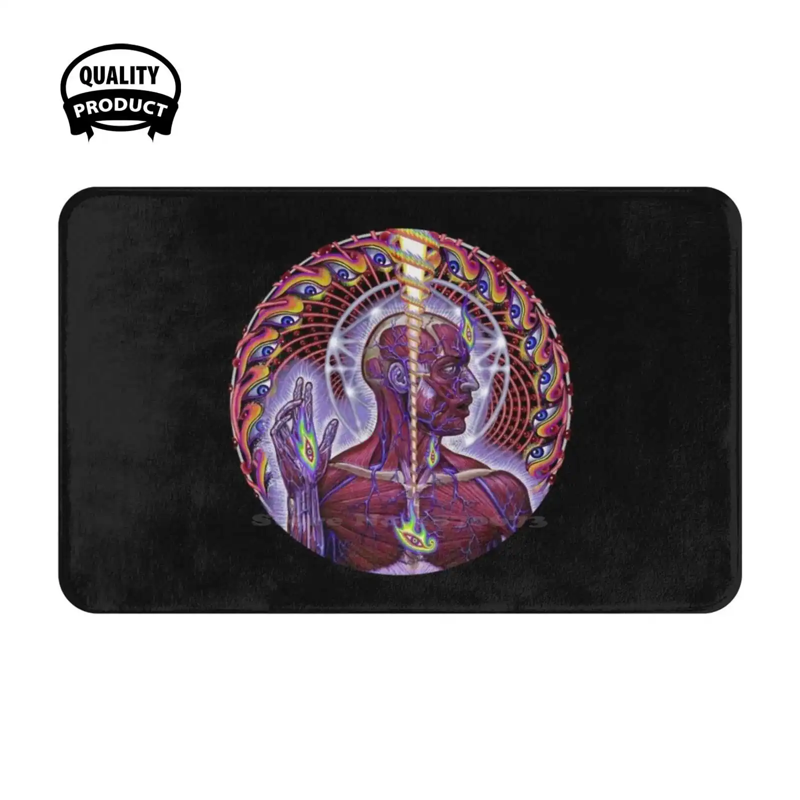 Lateralus Soft Cushion Home Carpet Door Mat Car Rug Alexgrey Alex Grey Artwork Alex Grey Painting Stuff Long Sleeve Galaxy Sale