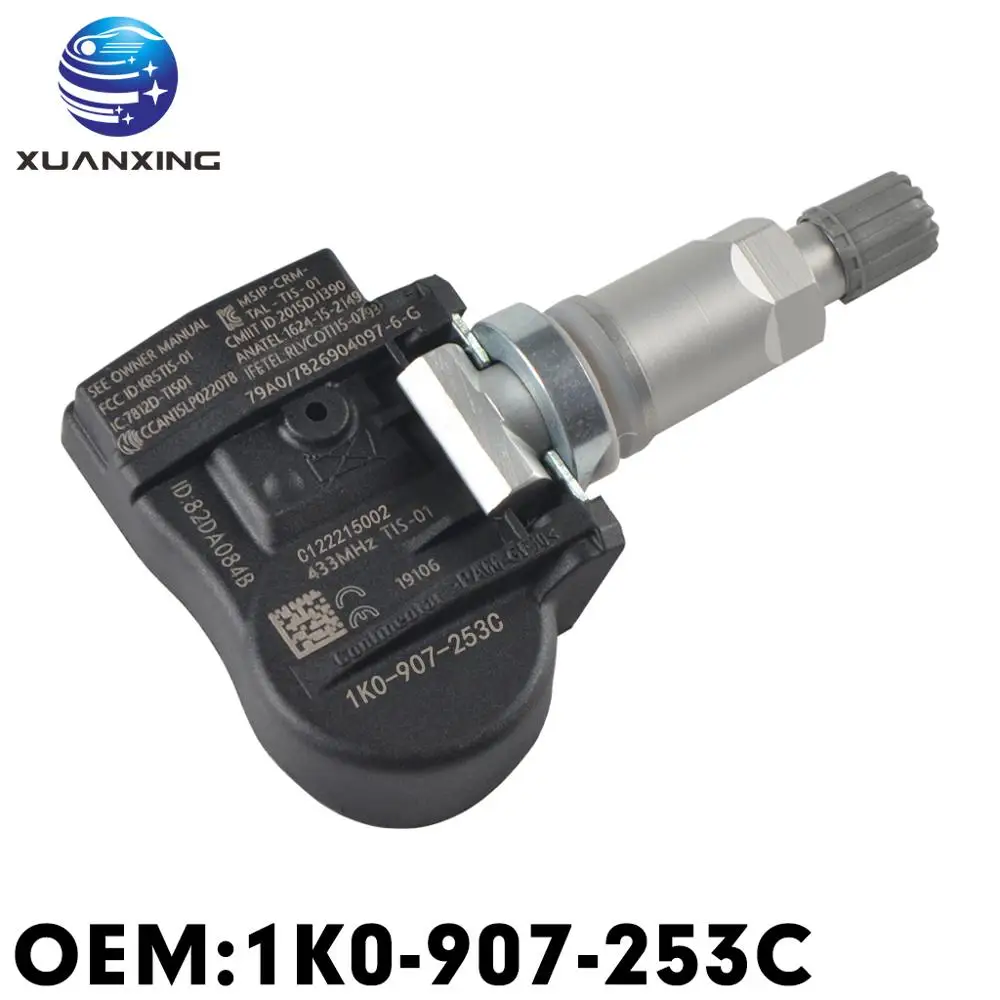 

Система мониторинга давления в шинах 1K0-907-253C, TPMS 433 МГц для Audi A3 A4 A5 Q5 S4 S5 TT Volkswagen Sagitar CC