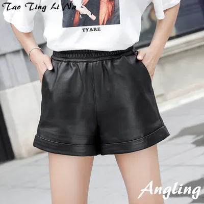 Top brand New Fashion 2020 Genuine Real Sheep Leather Shorts J6  high quality