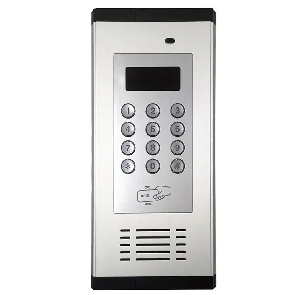 13.56MHZ IC RFID 4G GSM intercom wireless door lock gate opener access 200 users apartment villa intercom switch