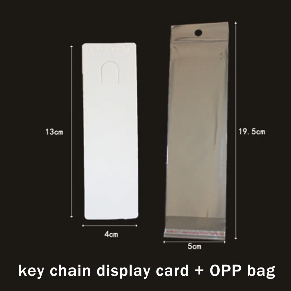 30-50sets Display Card with Opp Bags Transparent Self Adhesive Plastic Bag for Handmade Jewelry Necklace Bracelet Packaging