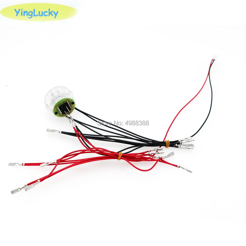 6.3mm ,4.8mm or 2.8mm Quick 2pin Cables 5V / 12V Illuminated Light Bulb Cable To USB Encoder for Arcade LED Button game Joystick