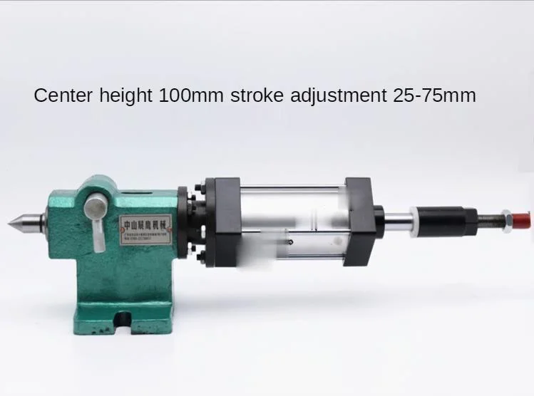 25-75 مللي متر مخرطة هوائية Tailstock أداة سريعة وسهلة Tailstock MT3 أنشطة أتمتة مفتاح يدوي الضغط الهيدروليكي