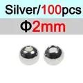 Plata de 2 mm, 100 unidades