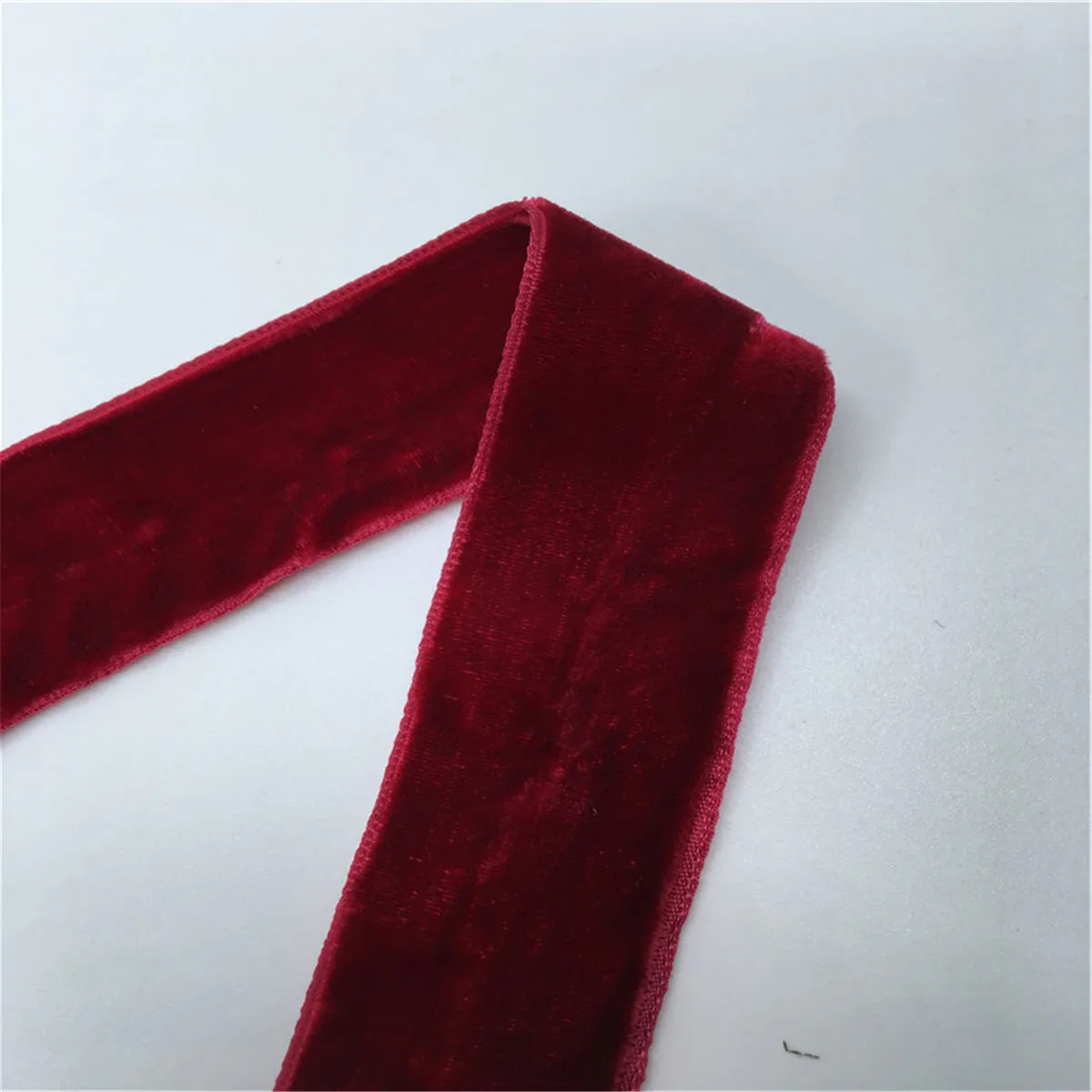 6/9/15/25mm Double Face Nylon Wine Velvet Ribbon Wedding Party Decoration Handmade Gift Wrapping  t DIY Christmas 1/3/5Yards