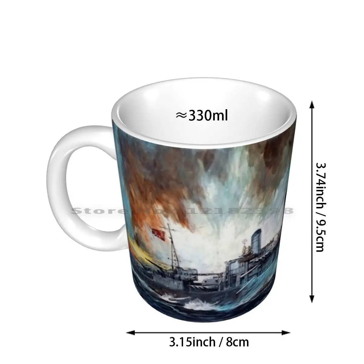 Asashio Ceramic Mugs Coffee Cups Milk Tea Mug Asashio Asashio Class Destroyers Ww2 Japan Ww2 Japanese Ship Japanese Ship Ww2