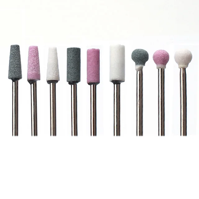 7pcs  Corundum Milling Cutter Nail Drill Bit Rotary Manicure Gel Dead Skin Remove Apparatus for Nail File Nail Tools