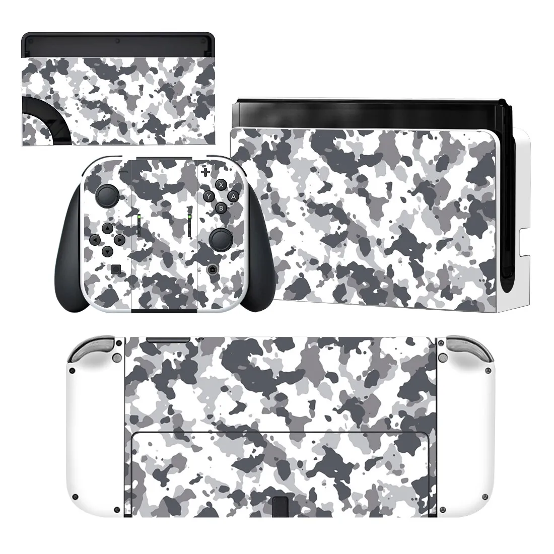 Camouflage Style Vinyl Decal Skin Sticker For Nintendo Switch OLED Console Protector  Game Accessoriy NintendoSwitch OLED