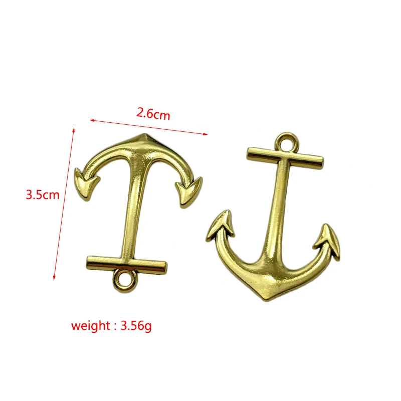 JunKang  Zinc Alloy Amulet Anchors Rope Sea Charm Pendant DIY Handmade Necklace Bracelet Jewelry Findings Accessories Making