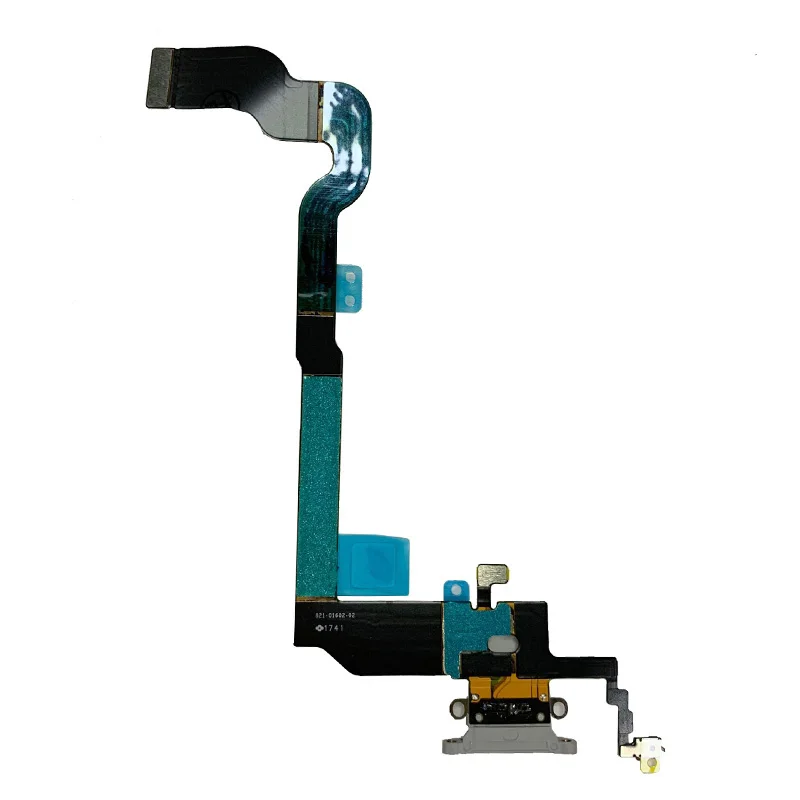 USB Charger Port Dock Connector Flex Cable For iPhone X XR XS MAX Charging with Microphone Repair Replacement Parts