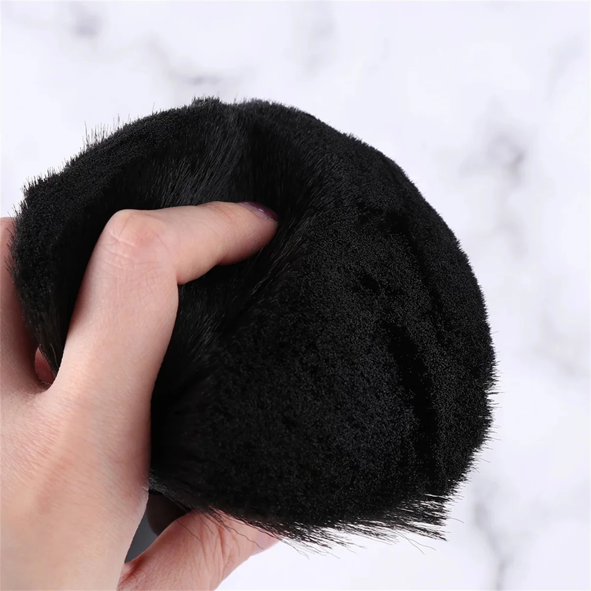 Hairdressing Soft Brush Black Hairdressing Sweeping Neck Hair Cleaning Duster Hair Cutting Brush Barbershop Hair Cut Brush Tools