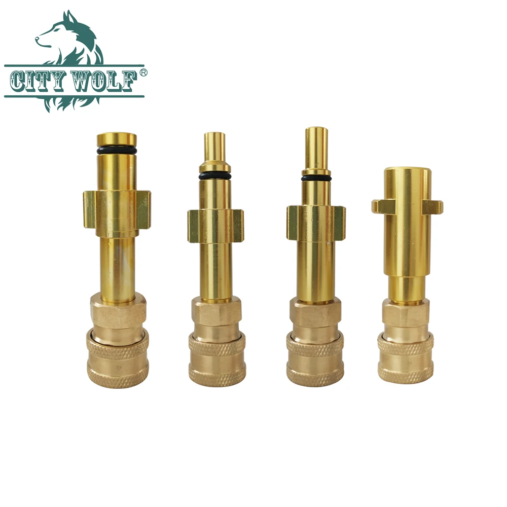 

Адаптер для автомойки высокого давления G1/4, быстроразъемный переходник для Karcher, Lavor, Interscol, AR Bosche, Blask и Deck, Makita Daewoo