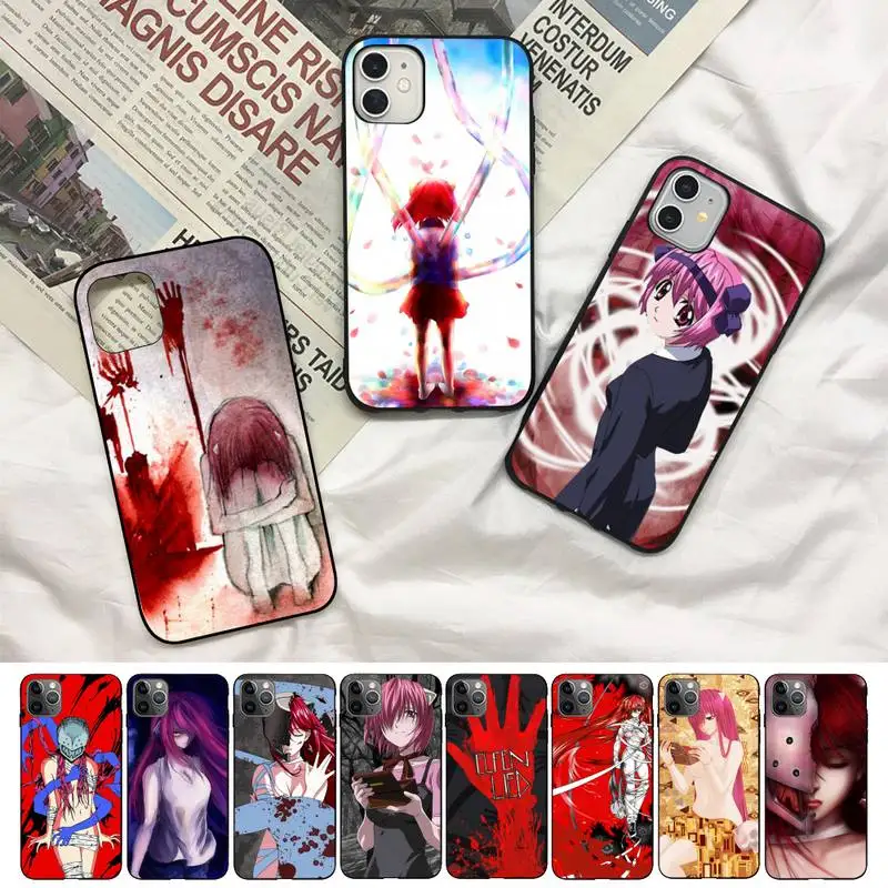 Elfen Lied Phone Case for iPhone 11 12 13 mini pro XS MAX 8 7 6 6S Plus X 5S SE 2020 XR cover