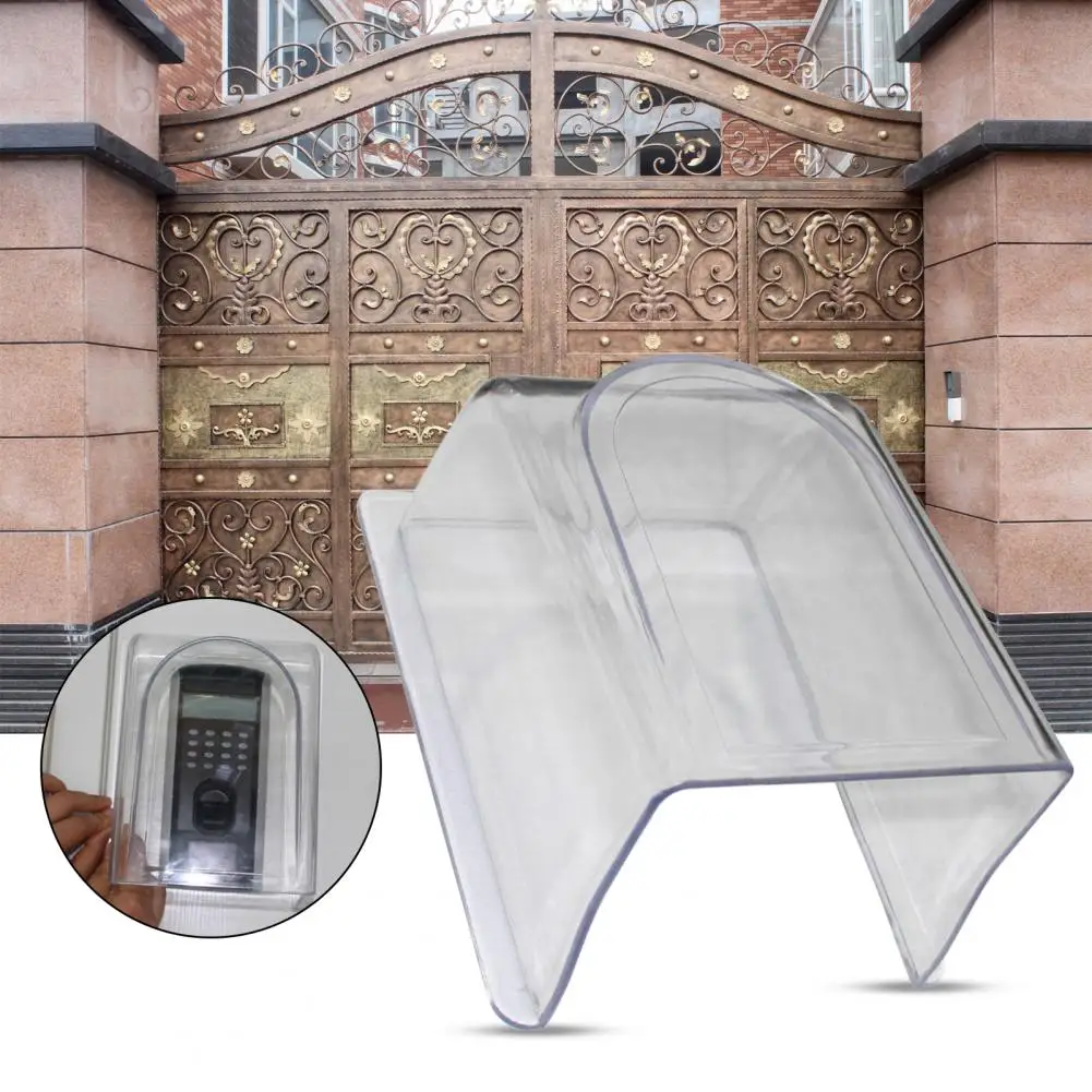 Doorbell Rain Cover Premium Durable Sun Protection Door Access Waterproof Protect Shell for Home