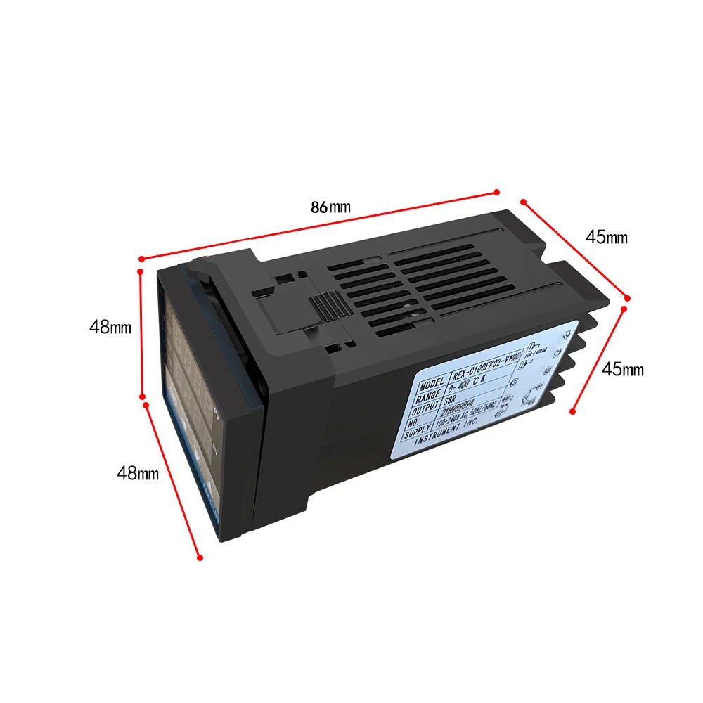 digital thermostat  temperature controller SSR output  K type  thermocouple sensor SSR 40DA solid relay sensor REX-C100