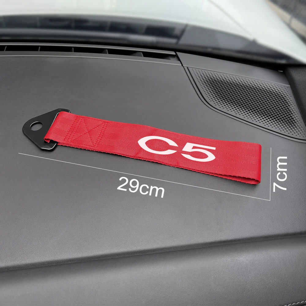 سيارة سحب حبل مقطورة سباق حزام حزام لسيتروين C4 C3 C5 C6 C1 ثاب VTS بيكاسو بيرلينجو C2 C-CROSSER NEMO اكسسوارات السيارات #6