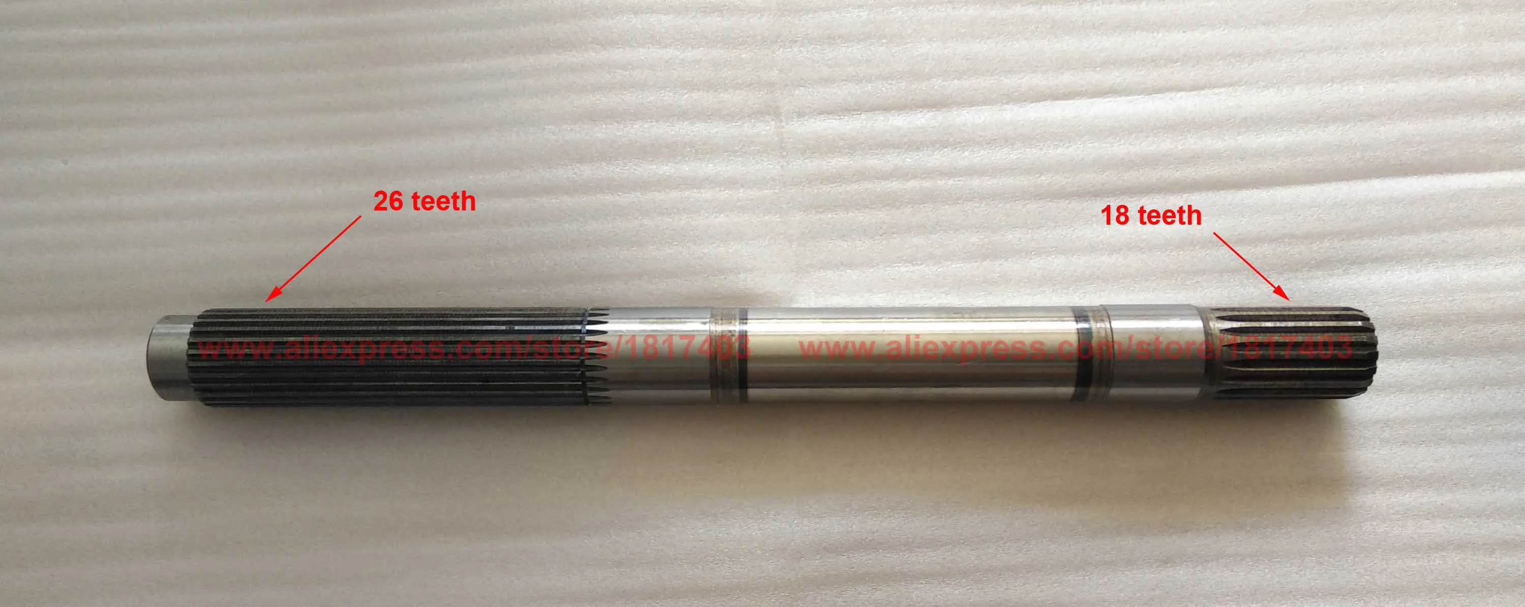 

550.37.102 1st shaft, JINMA JM tractors parts, JINMA JM 50-65HP Tractors, 500, 504, 550, 554, 600, 604, 654