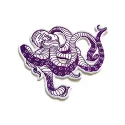 Octopus Embroidery Patches Iron on Patches for Clothes Appliques Ocean Animal Marine Embroidered Sewing on Badges Cartoon