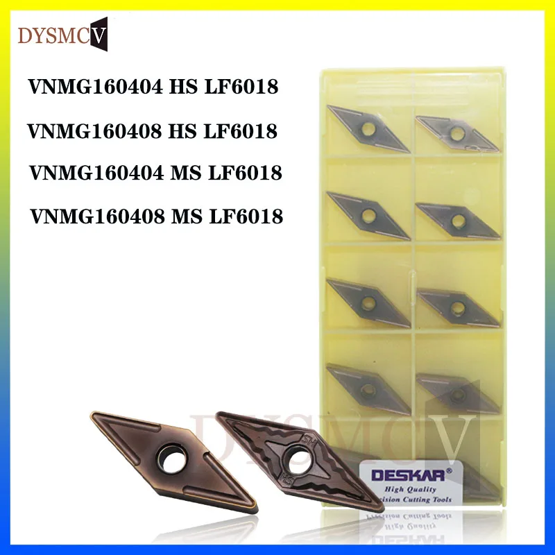 DESKAR 100% original VNMG160404 VNMG160408 VNMG160408 MS LF6018 VNMG331 VNMG332 carbide blade stainless steel special blade