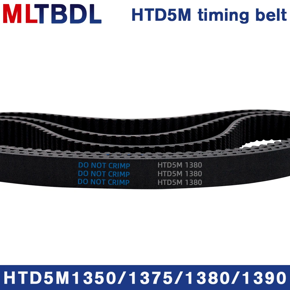 HTD 5M Timing belt C=1350/1375/1380/1390 width 10/15/20/25mm Teeth 270 275 276 278  HTD5M synchronous Belt 1350-5M 1375-5M 1380