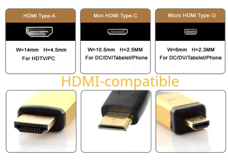 Free DHL Ribbon Flat FPV HDMI-compatible Connector flex Cable raspberry Pi Micro HDMI to HDMI/Mini HDMI 90 Degree FFC 20pin