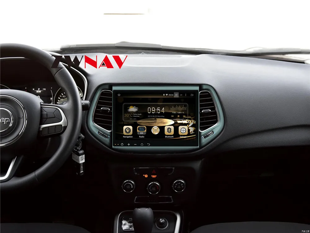 AOTSR Android13 Car GPS For JEEP Commander 2016-2019 Navigation Car Player Multimedia Tape Recorder DSP Stereo Head Unit 4G+ 64G