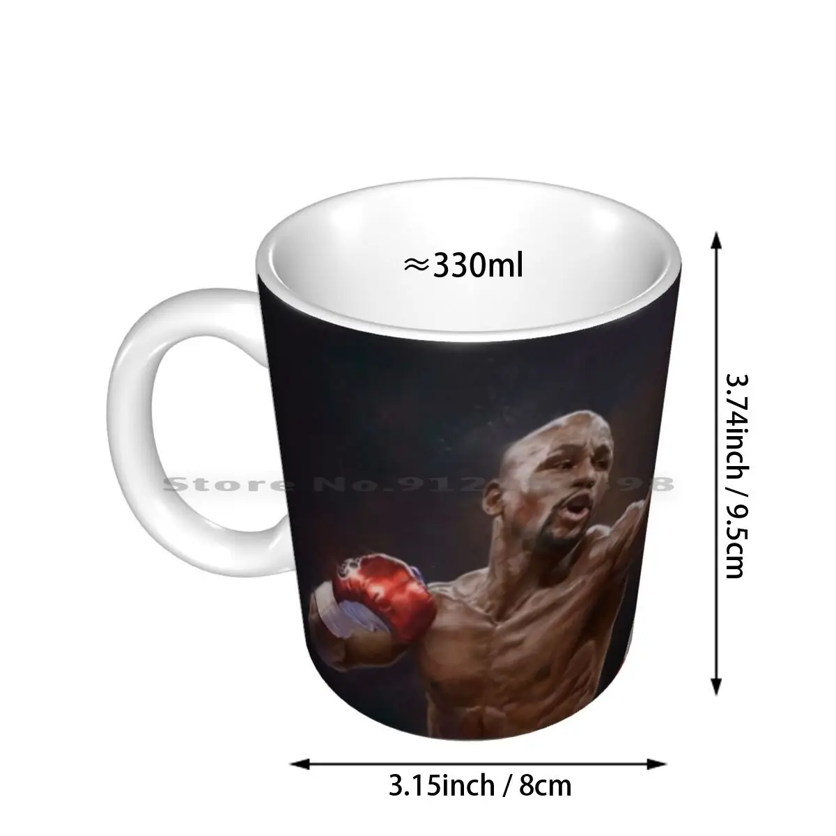 Vs Manny Pacquiao Ceramic Mugs Coffee Cups Milk Tea Mug Manny Pacquiao Boxing Fight Creative Trending Vintage Gift Bottle Cup