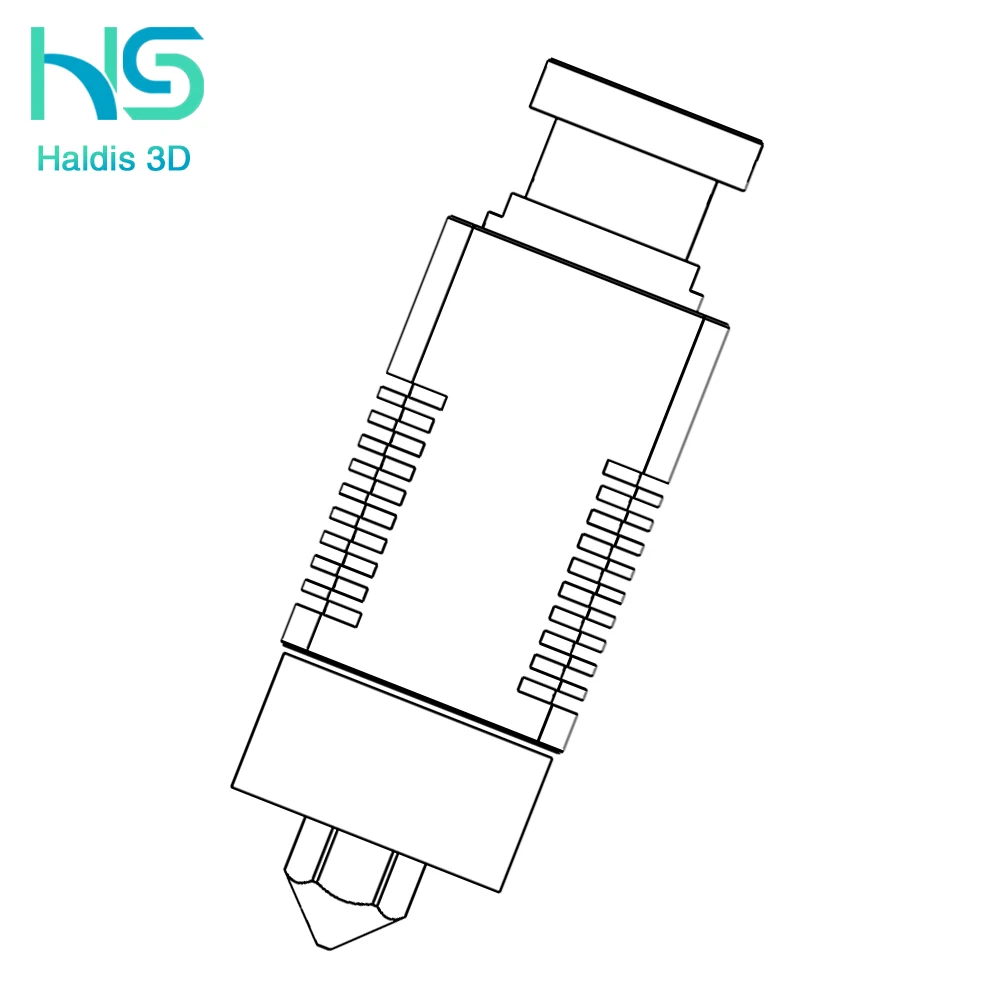 Rode Hagedis V1 Radiator Ultra Precisie 3D Printer Extruder Is Compatibel Met De V6 Hotend En CR10 Ender 3 Hotend adapters