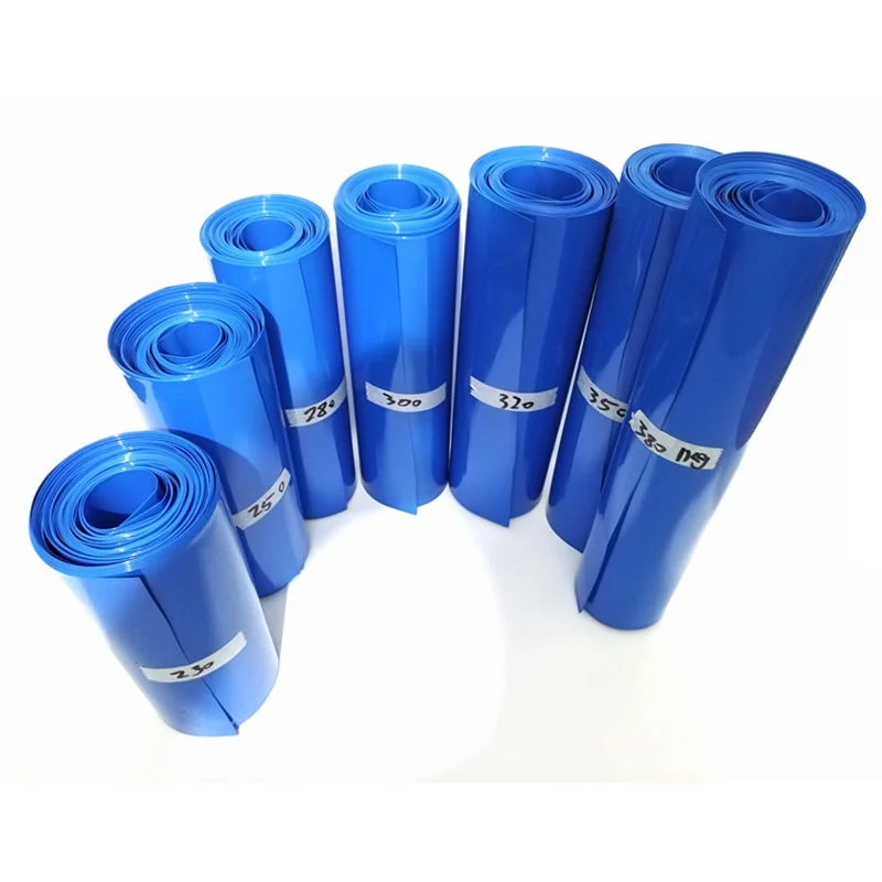 1KG 170mm - 380mm 18650 Lithium Battery PVC Heat Shrink Tube Li-Ion Shrinkable Film For LiFePO4 LTO Battery Packs  Cover Sleeves