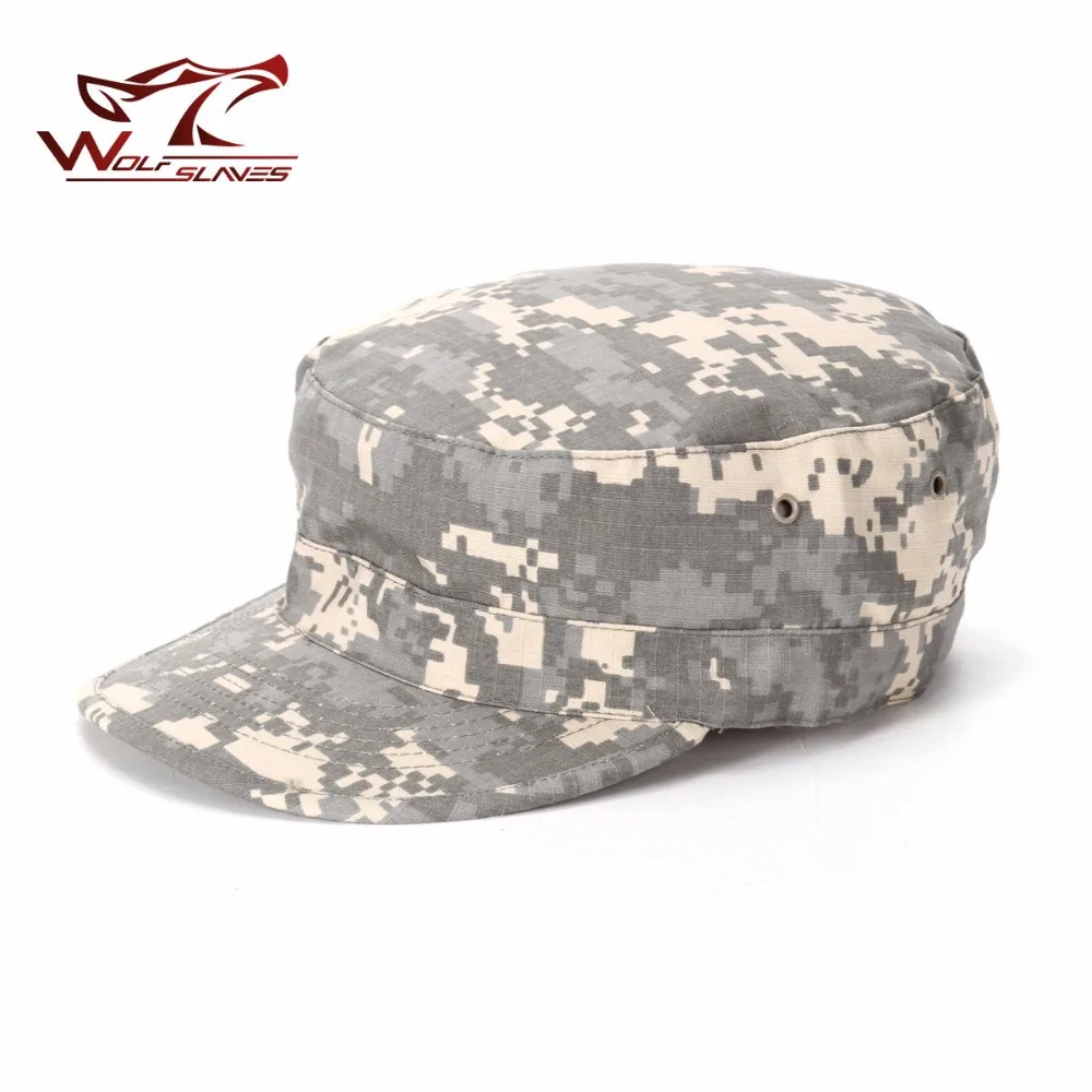 US Hat Camouflage Cap Airsoft Hunting Outdoor Baseball Hat Flat Top Soldier Hats Unisex Tactical Hat Hot Sale