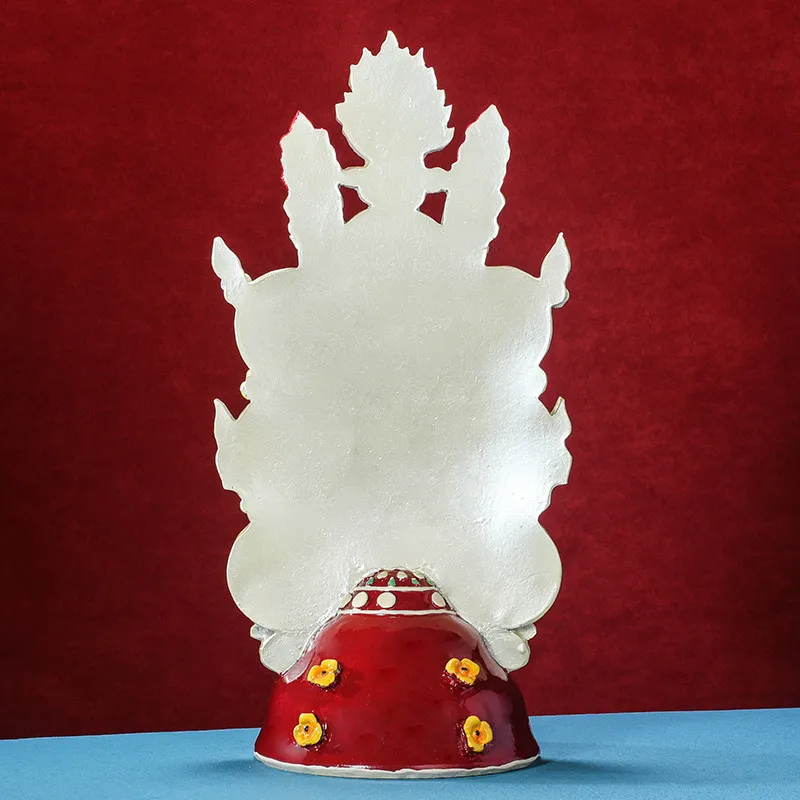 30cm Tibetan Supplies Eight Auspicious Symbol Duoma Shizi Collective Resin Home/Temple Putting Decorate Crafts