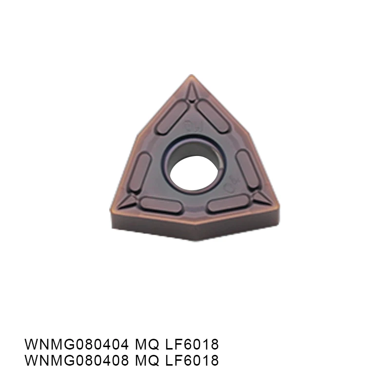 10 Uds wnmg080404 wnmg080408 MQ MS MA HA LF6018 inserción de herramienta de torneado CNC carburo para acero inoxidable