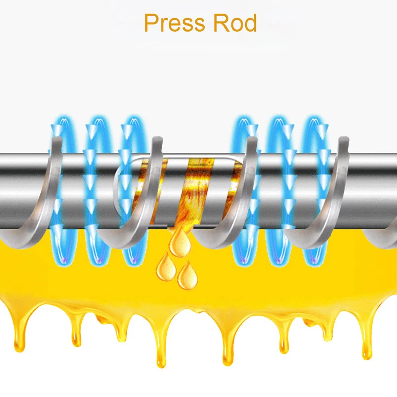 A Pair Oil press Accessories-Press chamber and press rod for oil press, Food Grade Stainless Steel Component