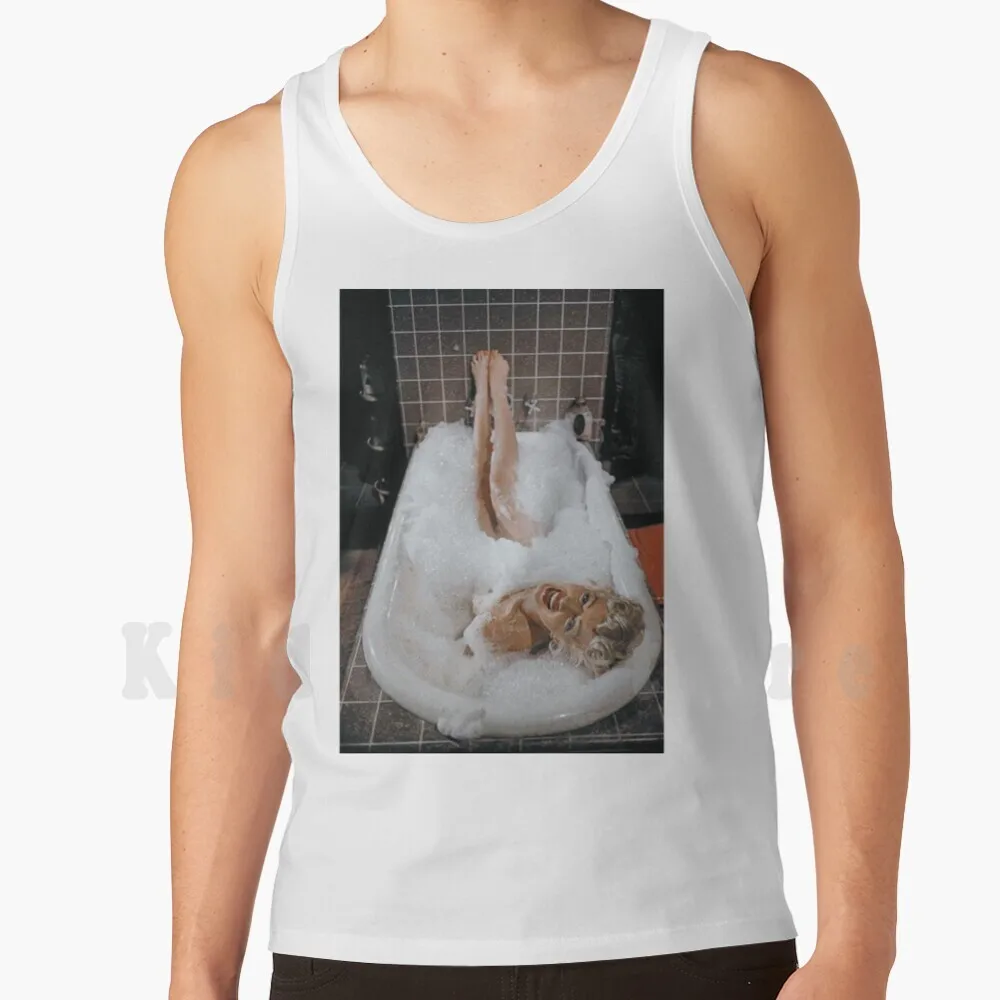 Marilyn Monroe In The Bathtub Tank Tops Vest 100% Cotton Marilyn Monroe Marilyn Marilyn Bath Squeaky Clean Fifties