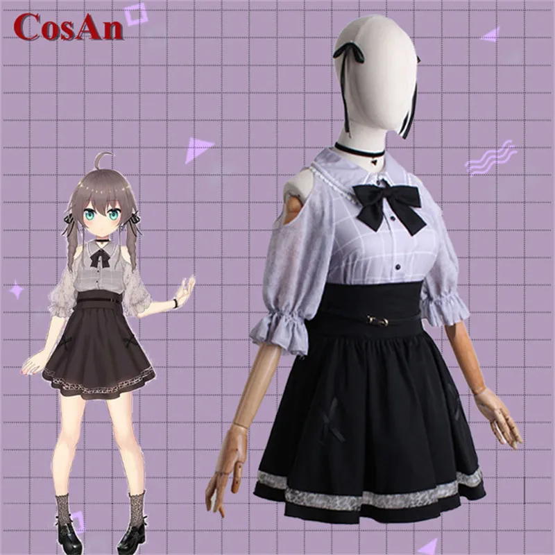 Hot Anime Vtuber Natsuiro Matsuri Cosplay Costume Lovely Sweet Summer Wear Uniform Female Activity Party Role Play Clothing