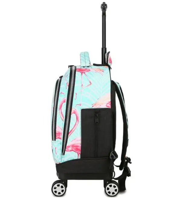 18 inch School Rolling backpack Bags kids travel trolley bag teeangers Children wheeled backpack for girl school bag with wheels