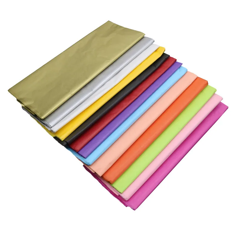 10Sheets/bag Tissue Paper Flower 508X660MM Gift Packaging Home Decoration Festive Party Wedding DIY Gift Packing Supplies